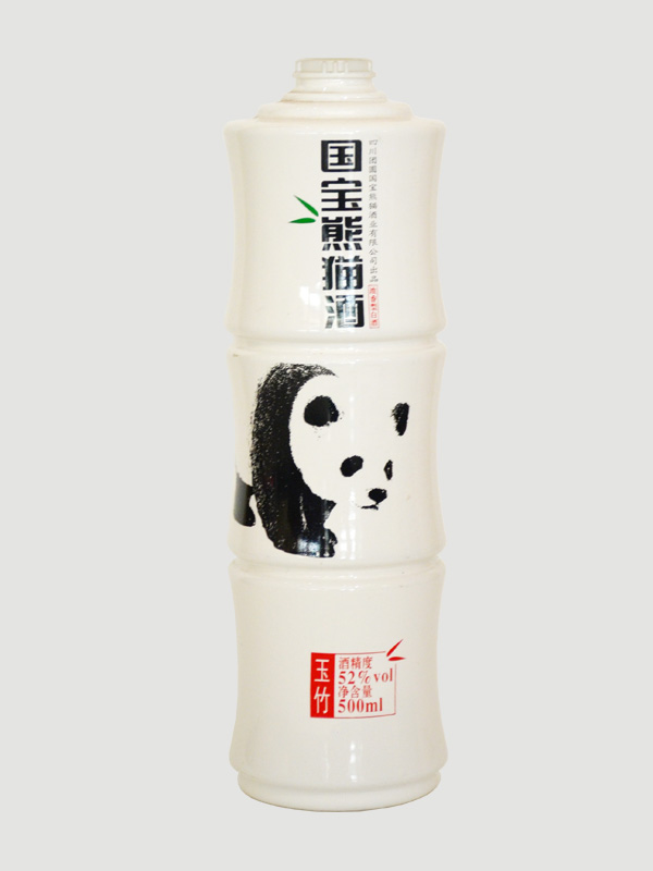 国宝熊猫酒仿陶瓶