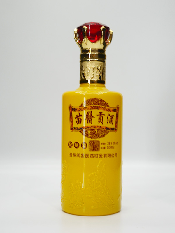 仿陶玻璃酒瓶