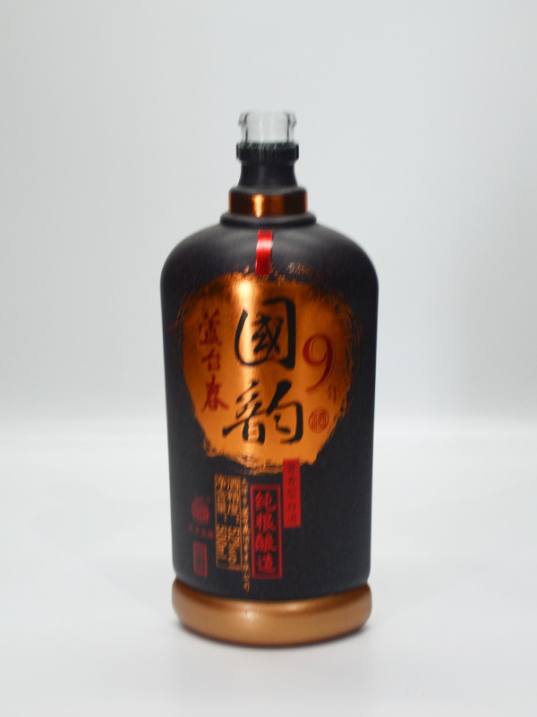 仿陶玻璃酒瓶