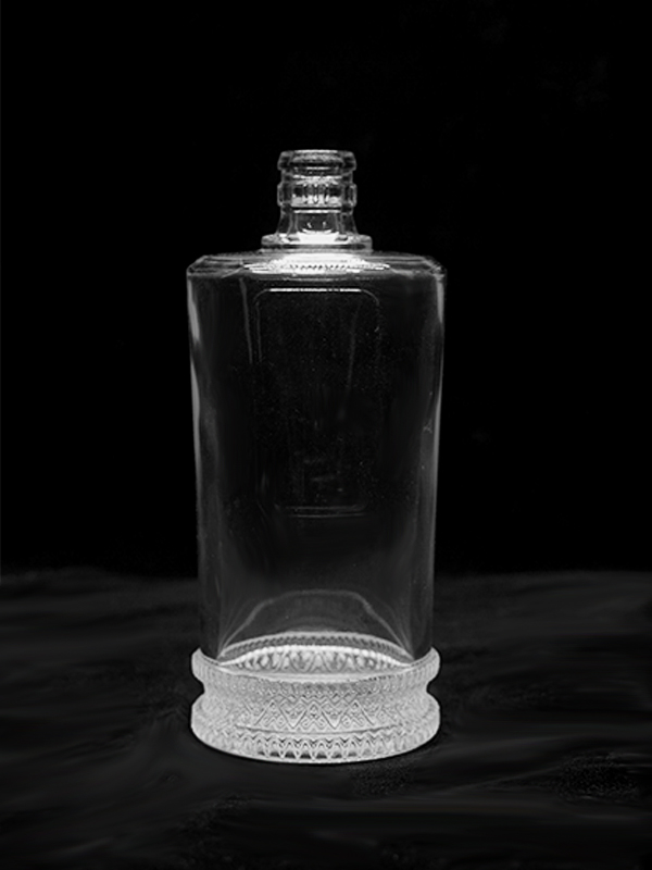 晶白料玻璃酒瓶光瓶