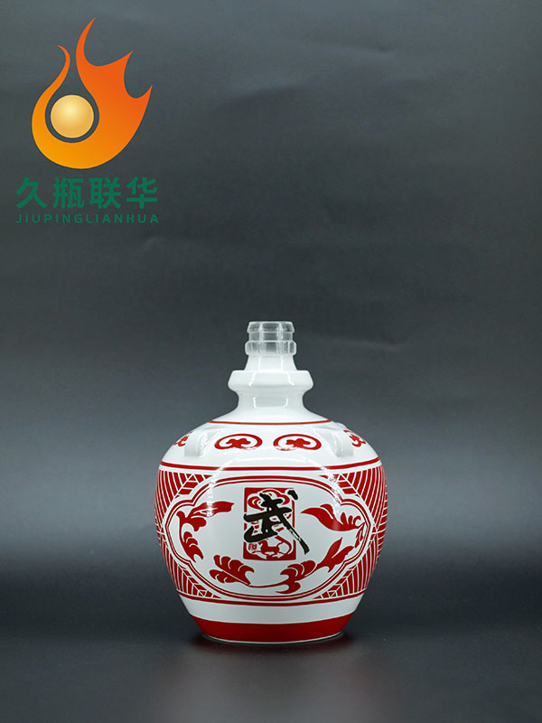 武酒仿陶玻璃瓶
