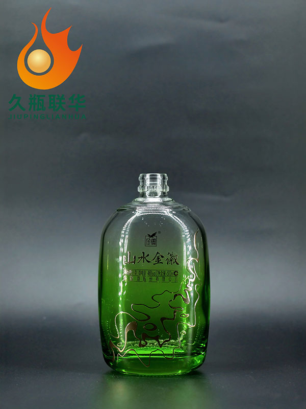 山水金徽晶白料酒瓶