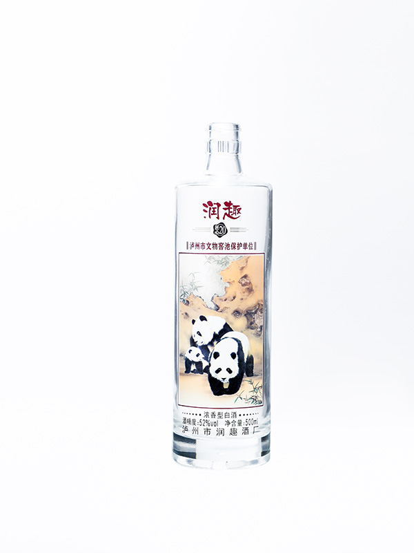 润趣晶白料酒瓶